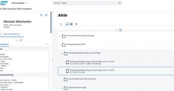 Neue HR-Cloud-Lösung: easy präsentiert Employee File Cloud für SAP (Foto: EASY SOFTWARE)