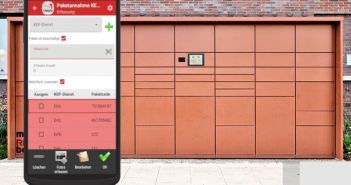 Individuell anpassbare Paketstation für effiziente Logistikprozesse und flexible (Foto: Cosys Ident GmbH)